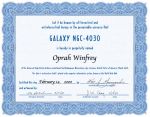 Name a Galaxy Archival Package