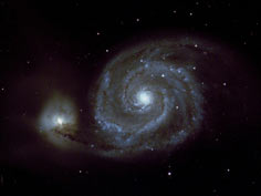 colliding galaxies