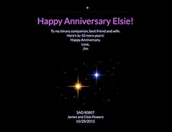 name a star dedication page